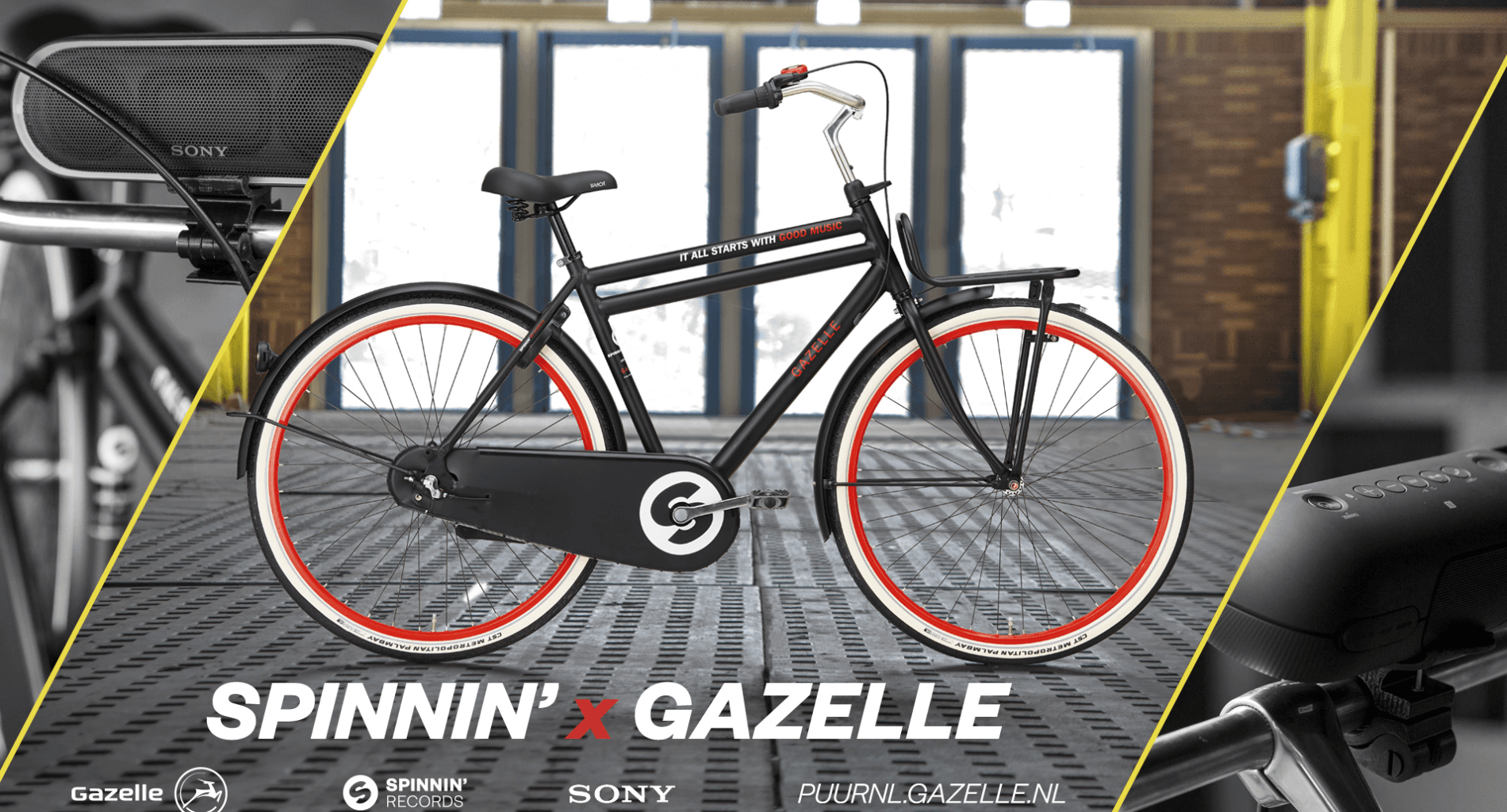 Spinnin' by Gazelle, a limited edition bike