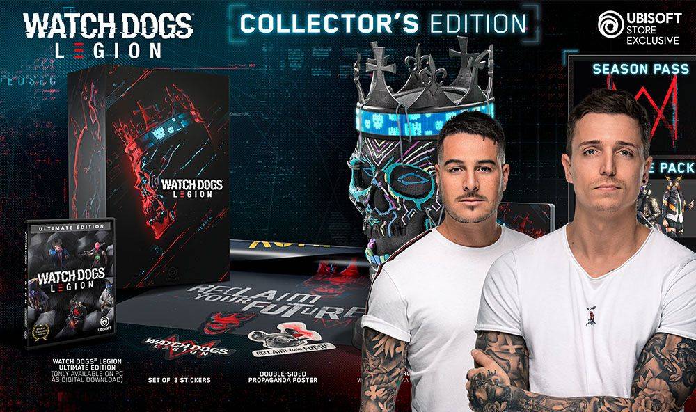 Watch Dogs: Legion Collector's Edition and a Watch Dogs gaming session with Blasterjaxx