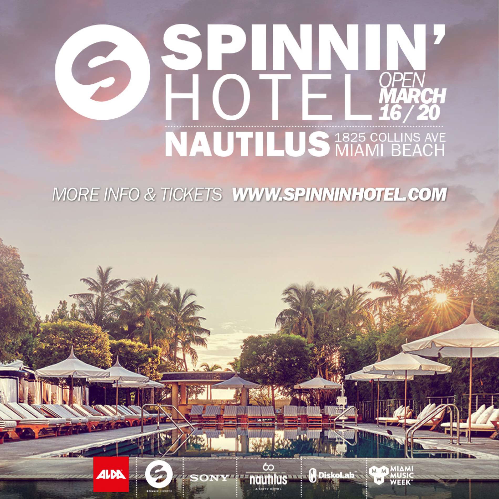 Spinnin' Hotel line-ups are here!