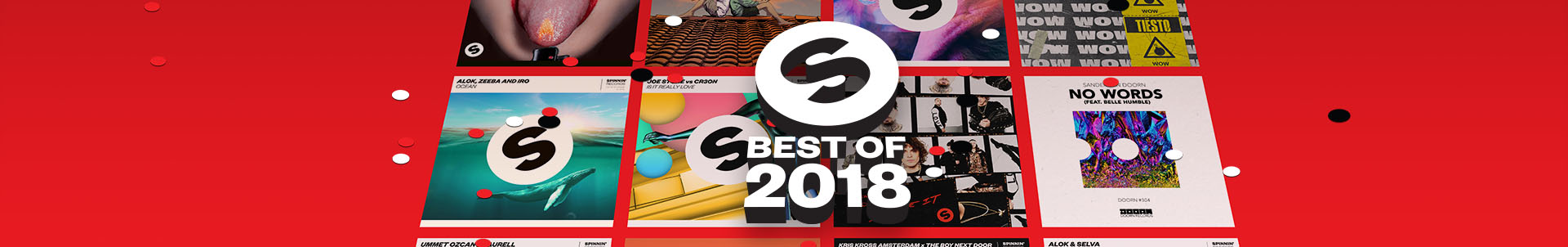 Create your personalised Spinnin' Records 'Best of 2018' playlist with all your favorite music